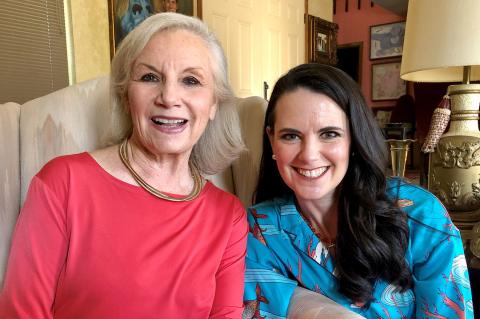 Philanthropist Charlotte Rhodes with The Citadelle's Wendie Cook