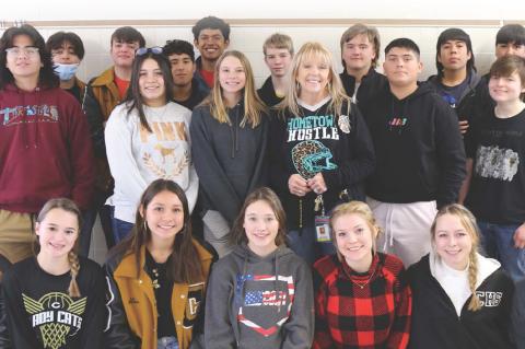 CHS speech and debate class