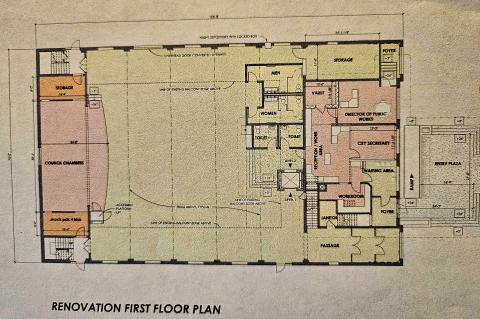 City Hall Renovation - First Floor Plan