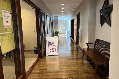 Early Voting at Hemphill County Courthouse