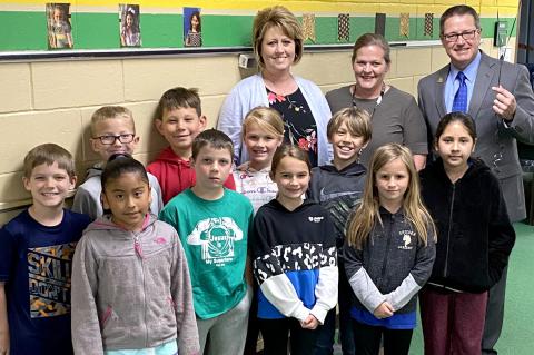 Brittany Isom, CES, second-grade teacher