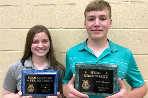 Jessica Stiner and Karson Thompson