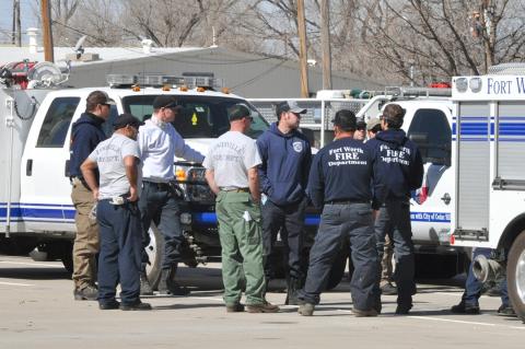 Firefighters from the Fort Worth area