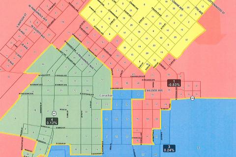 Precinct Map for Hemphill County