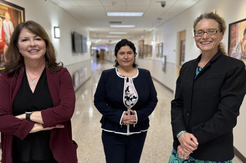 Dr. Elaina Cantrell Robinson, from left, Dr. Leslie Ramos Salazar and Dr. Jillian Williamson Yarbrough