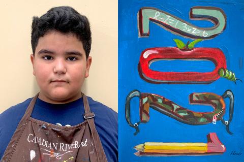 Hondo Cervantes, 9, is the son of Teresa and Alex Cervantes