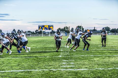 Wildcat offensive line blows open a hole so big a bus...or in this case, RB Jake Krehbiel...could fit through in Friday’s rout over Fritch