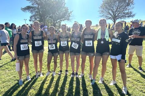 Lady Cat Varsity XC team