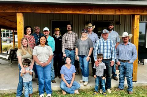 Members of the Leadership Canadian class touring 100th Meridian Ranch