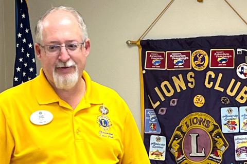 District Governor Roger Estlack