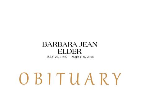 Barbara Jean Elder
