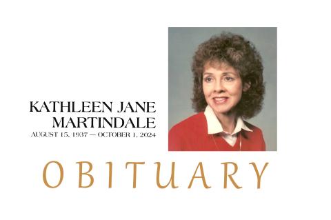 Kathleen Jane Martindale