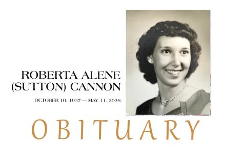 Roberta Alene (Sutton) Cannon