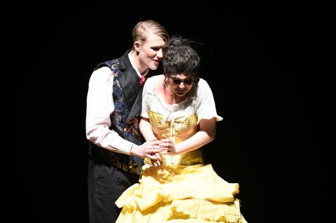 All-Star Cast member Kaylee Scates, as Anna Lamb, with Cade Dunbar (Honorable Mention) as Gabriel Lamb