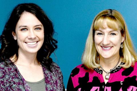 Katie Hathaway with PEO President Laurie Hale