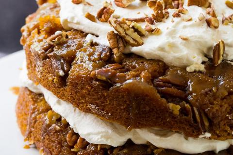 Pumpkin Praline Torte