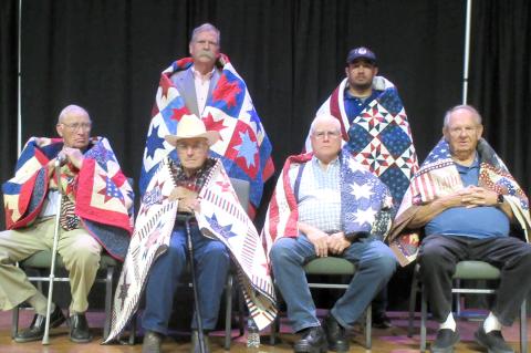 In photo above: (front) Billy Britt Jarvis, Dick Wilberforce, Wallace Forrest, and Ken Schafer; (back) John Worthington and Mike Itera.