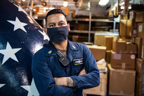 Senior Chief Logistics Specialist Antonio Rodriguez