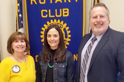 Rhonda Bartlett with guests Darlene Walker and James Bryant.