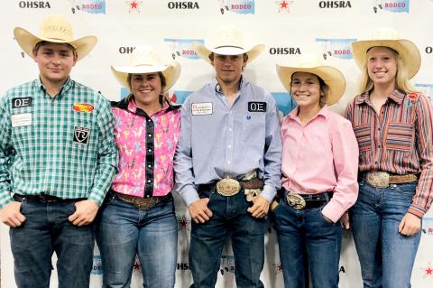 Nicholas Lovins, Chaley Hext, Jordan Lovins, Camree Slavin and Dessa Hext