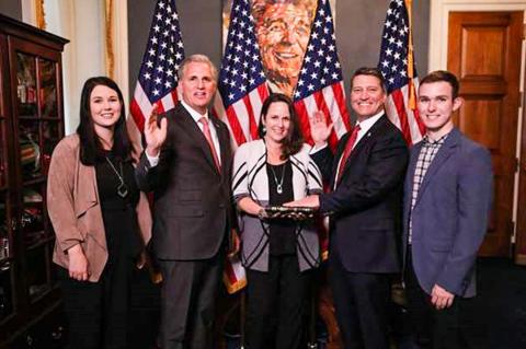 U.S. Rep. Ronny Jackson takes oath of office during Jan. 3 ceremony