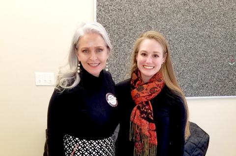 Wendy Wright and Kayla Gregg