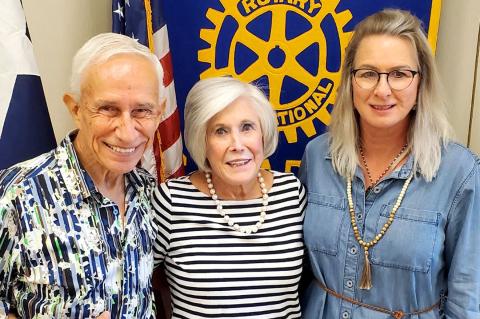 Dr. Malouf Abraham, Therese Abraham, and Anna Booze