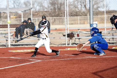 Lady Cat varsity batter