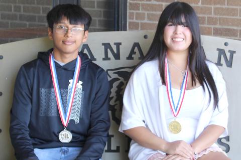 CHS state qualifiers Rene Osornio and Jasmine Avila