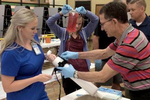 Stop the Bleed training