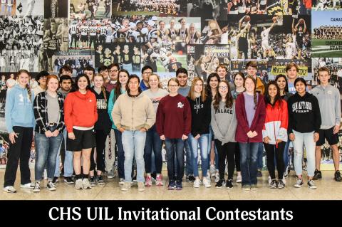 CHS UIL Invitational Contestants