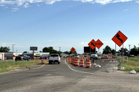 US 60 and Cedar Street intersection
