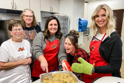 Jan'et Schaef, Catherine Lusby, Regan Adams, Stefanie Peterson, and Jennifer Waite