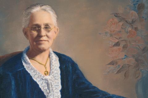 First WCTU president, Mrs. J.F. Johnson