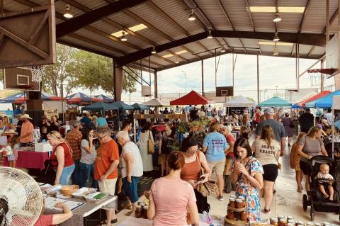 A farmer’s market