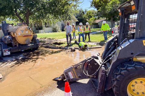 City water line