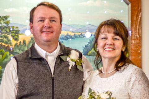 Newlyweds Jimmy and Christie Nelson