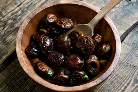 Burgundy Mushrooms
