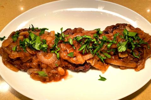 Hamburger Steak with Onions and Gravy