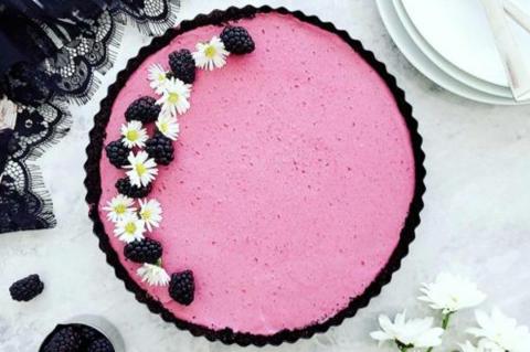 No-Bake Blackberry Tart