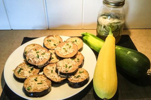 Garden Harvest and Refrigerator Cucumbers