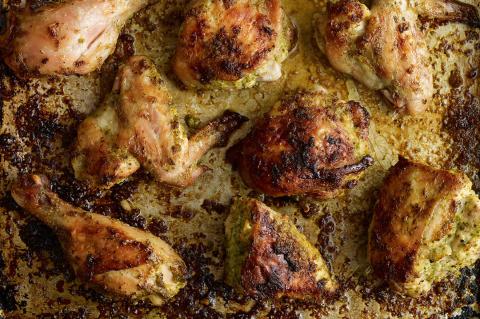 Oaxaca Chicken with Oregano and Garlic