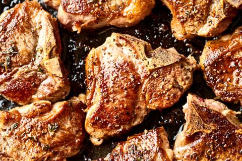 Skillet Lamb Chops