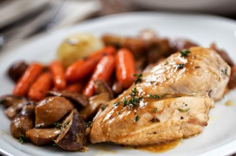 Chicken with Mushrooms and Thyme
