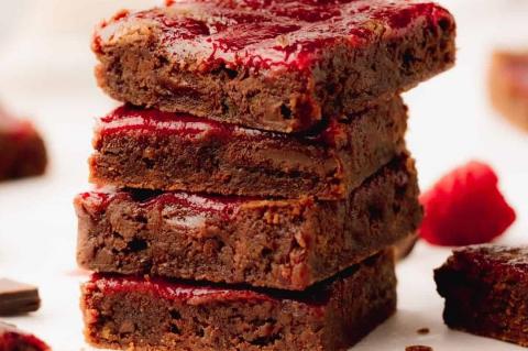 Raspberry Brownies