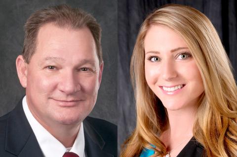 Bill Grant and Brooke Trammell