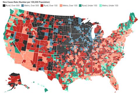 Rural COVID cases
