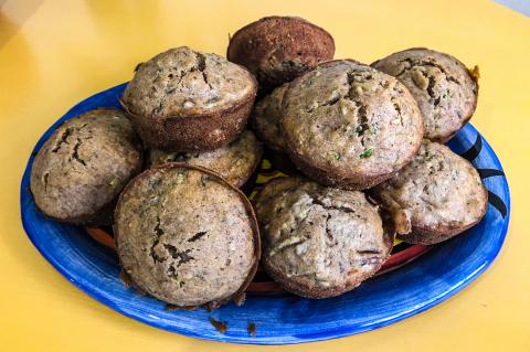 Banana Zucchini Muffins