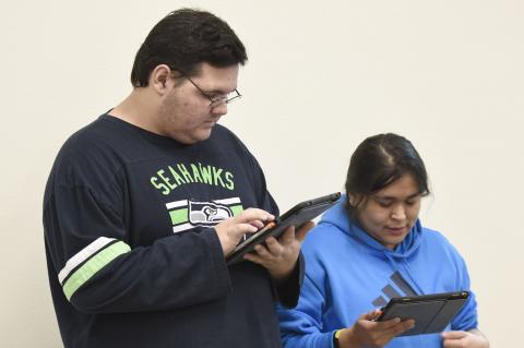 Paul Baker and Damaris Jara