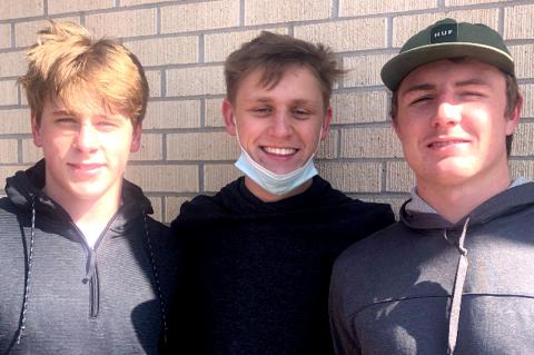 Everett Hadaway, George Abraham, and Hayze Hufstedler